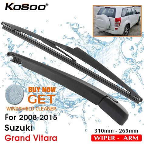 Kosoo Escobilla Trasera Para Parabrisas De Suzuki Grand Vitara Brazo De