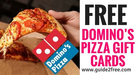 Free Dominos Pizza Gift Cards Guide Free Samples Pizza Gifts