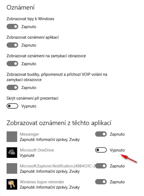 Windows Jak Zak Zat Vybran M Aplikac M Zobrazovat Ozn Men