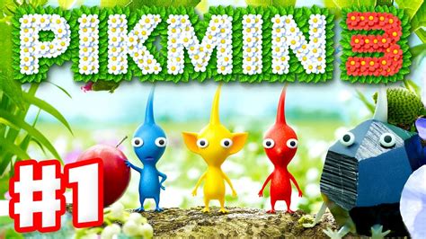 Pikmin 3 - Gameplay Walkthrough Part 1 - Day 1 - Crash Landing ...