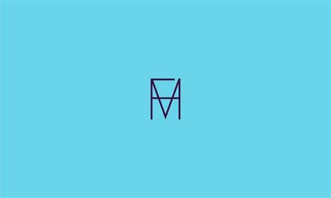 fm letter logo  stock vectors