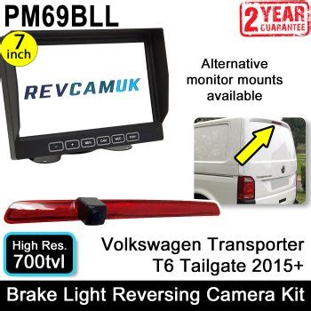 Reversing Cameras Uk Ltd Van Brake Light Reversing Camera Kits Vw