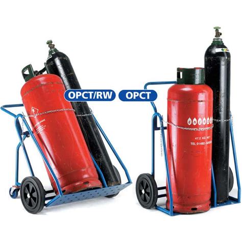 Oxygen And Propane Double Cylinder Trucks Twin Cylinder Trolleys Ese