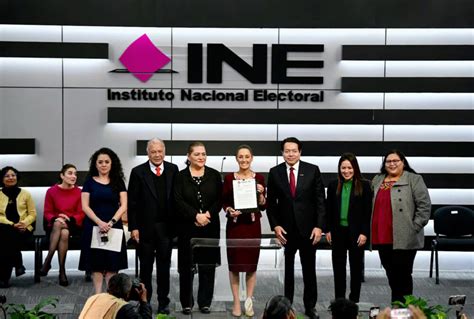 Claudia Sheinbaum Formaliza Su Registro Ante El Ine Como Candidata A