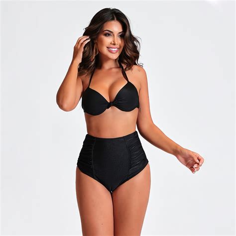 Conjunto Biqu Ni Top Bojo Bolha E Calcinha Hot Pant Lisa