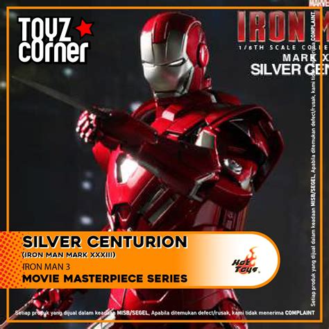 Jual Toyz Corner Hot Toys Mms Mms Iron Man Iron Man Mark Xxxiii Silver Centurion