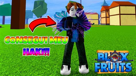 BLOX FRUITS PEGANDO MEU PRIMEIRO HAKI NA SERIE SEM GASTAR 1 ROBUX