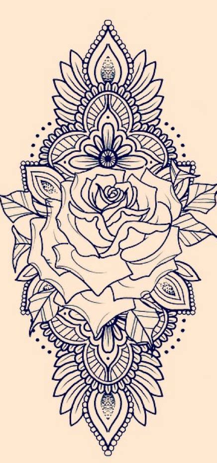 Mandala Rose Tattoo Idee Per Tatuaggi Tatuaggio Su Spalla Tatuaggi Di Body Art