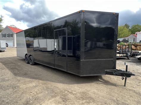 2023 SGC 8 5x28 Two Tone Blackout Package Cargo Enclosed Trailer CM