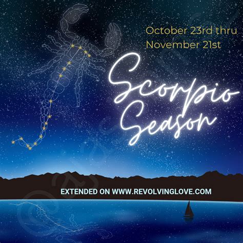 Welcome To Scorpio Season ♏️ 2022 Revolving Love By Aja Simms