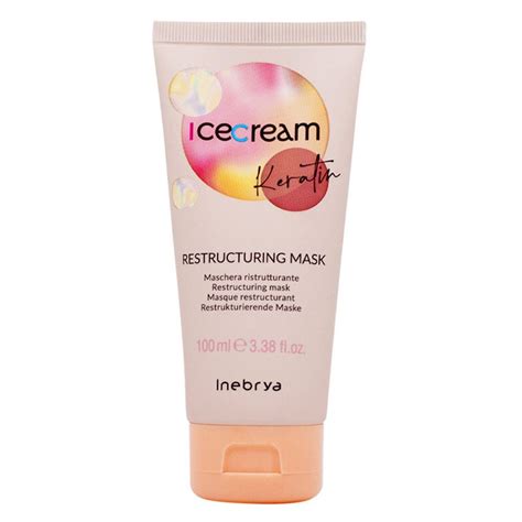 Inebrya Ice Cream Keratin Maschera Cheratina Ristrutturante Ml