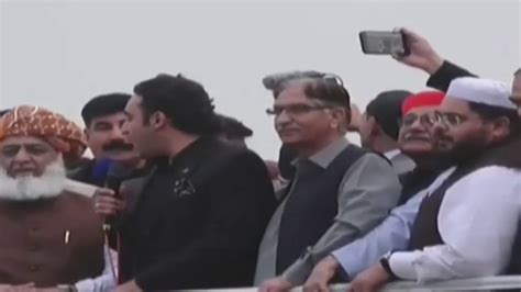 Bilawal Bhutto Speech At Islambad Azadi March With Molana Fazal Ur