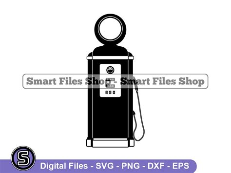 Retro Gas Pump 2 Svg Petroleum Svg Gas Pump Svg Gas Pump Etsy