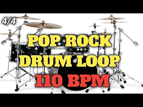 Pop Rock Drum Loop Bpm Youtube