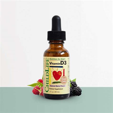 Jual CHILDLIFE VITAMIN D3 DROP NATURAL BERRY FLAVOR 30ML CHILD LIFE di ...