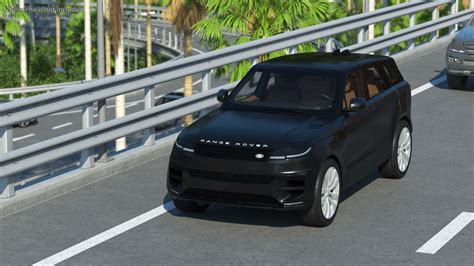 Black Range Rover Sport 2023 Rigged 3D Model $149 - .max - Free3D