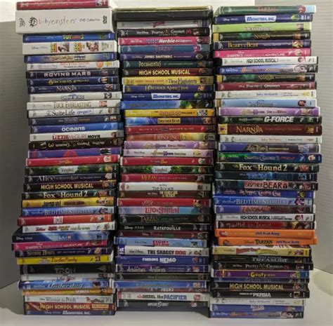 Lot Of Walt Disney Dvds Lion King Sleeping Beauty Jungle Book