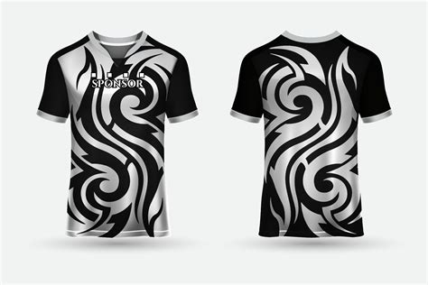 Abstract sports jersey design template mockup vector 13864075 Vector ...