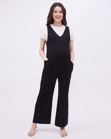 Relaxed Fit Nursing Jumpsuit Thyme Maternity Rwandco