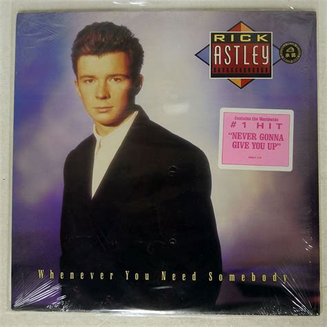 Yahooオークション 米 Rick Astleywhenever You Need Somebodyrca