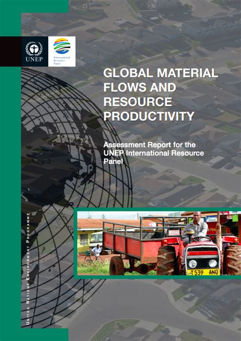 Global Material Flows And Resource Productivity With Database Link Resource Panel