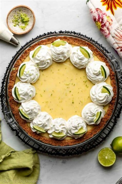 Easy Key Lime Pie Recipe Video Sally S Baking Addiction