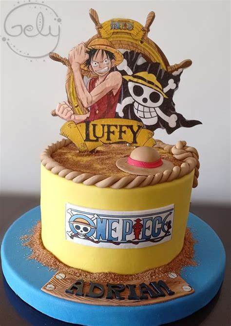 Inspirações de Bolos One Piece Pasteles divertidos Pasteles