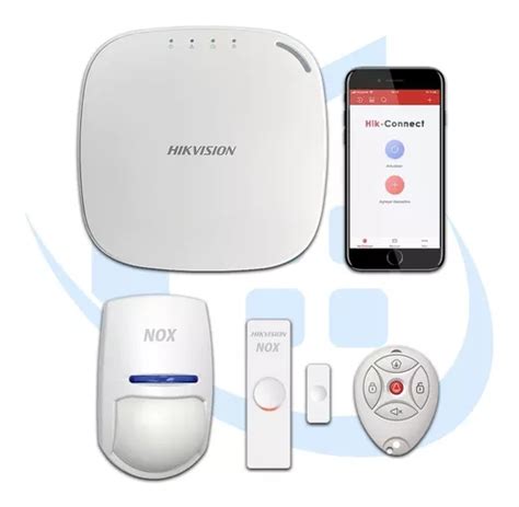 Kit Alarma Inal Mbrica Hikvision Auto Instalable Wifi Oferta