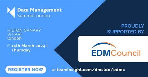 Data Management Summit London Edm Council