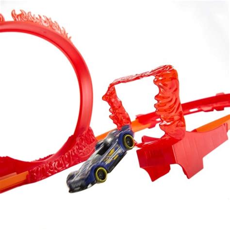 Mattel Hot Wheels Track Set Fire Themed Ultimate Set And Car Track Building Stunting