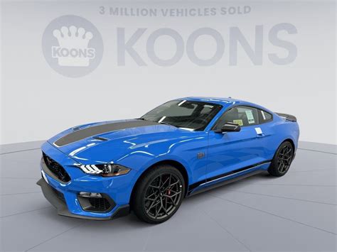 Brand New 2022 Mustang Mach-1 Premium Grabber Blue, Black Leather ...