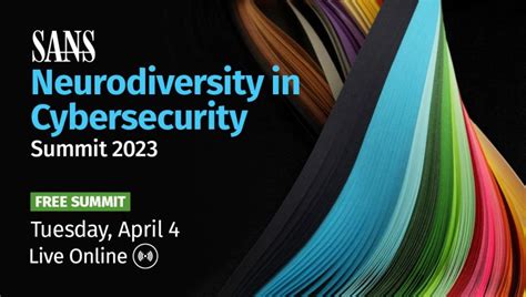 Sans Neurodiversity In Cybersecurity Summit Infosecmap