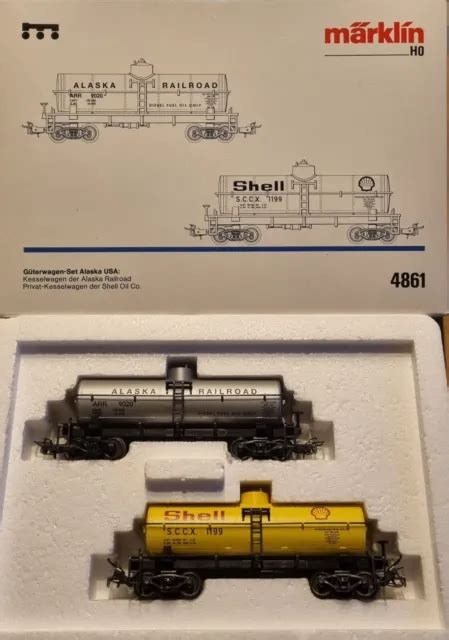 M Rklin H G Terwagen Kesselwagen Set Shell Alska Ovp Neuwertig