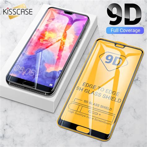 KISSCASE 9D Glass For Huawei P30 Pro Tempered Glass Screen Protector