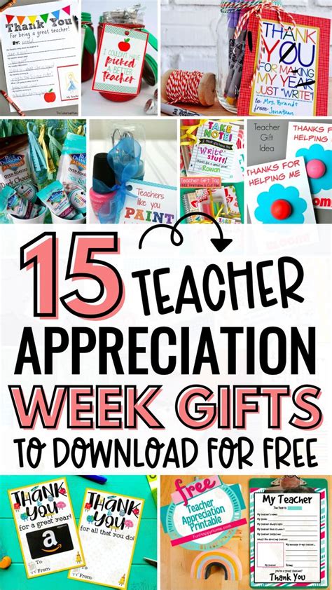 15 Free PDF Teacher Appreciation Printables Teacher Appreciation