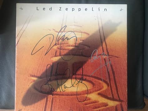 Sold Price Led Zeppelin Signed Cassette Box Set Certified Invalid