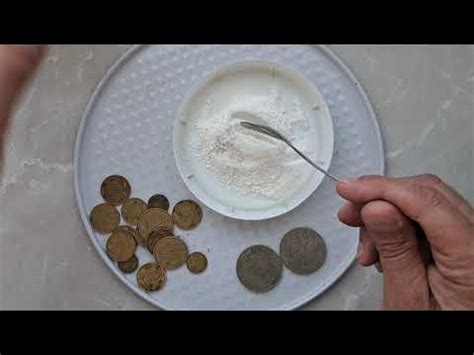 Як правильно чистити монети. Найпростіший спосіб чистки монет. - YouTube