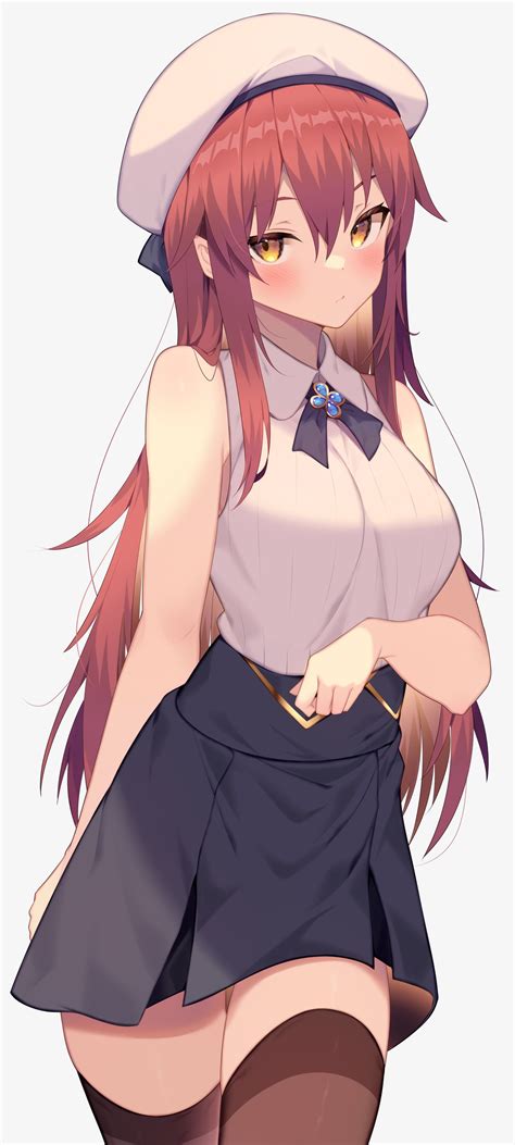 White Beret [Artist's Rendition] : r/AnimeBlush