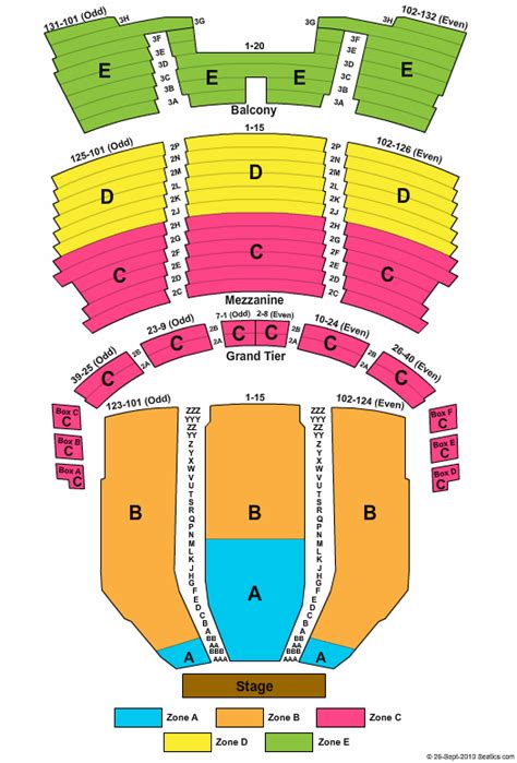 Seating Chart Capitol Theatre Salt Lake City Utah