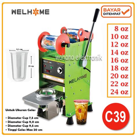 Jual Original Mesin Cup Sealer Semua Ukuran Cup Oz Promo