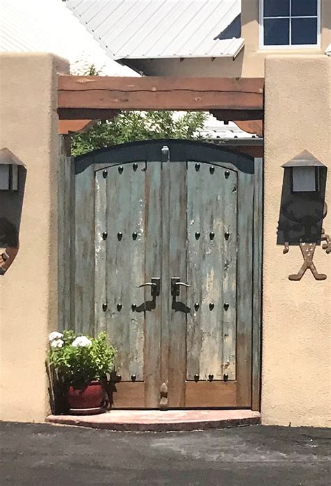 Arched Entry Gate La Puerta Originals Double Gate This Reproduction