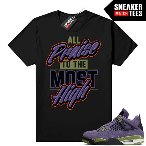 Canyon Purple Jordan match shirts | Canyon Purple 4s Sneaker tees