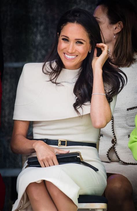 La Robe Blanche Ceintur E De Meghan Markle Les Plus Beaux Looks De