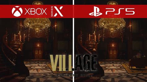 Resident Evil Village Comparison Xbox Series X Vs PS5 Vs Series S V