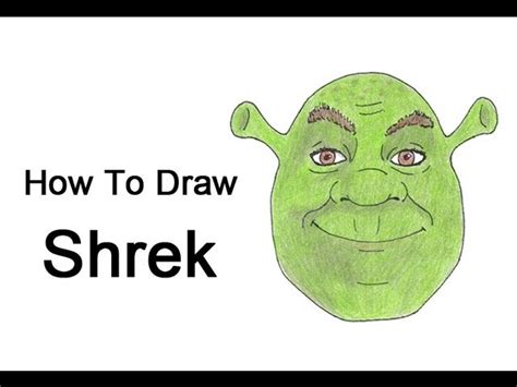 How To Draw Shrek How to draw shrek drawing lesson