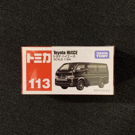 小樂 蝦皮代開發票 日版 Tomica 多美 113 Toyota 豐田 Hiace 廂型車 113 紅白盒 蝦皮購物