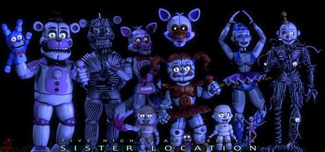 C4d Fnafsl Fnaf Sl All Animatronics By Srlolbit On Deviantart