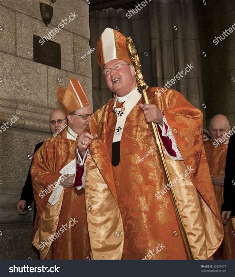 New York April 4 Cardinal Timothy Dolan Celebrate After Easter Mass