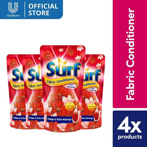 Surf Laundry Fabric Conditioner Luxe Perfume Ml Pouch X Shopee