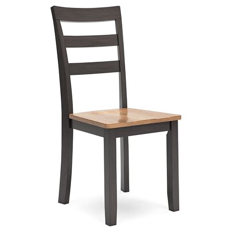 Signature Design By Ashley Gesthaven D396 01 Casual Dining Room Side Chair With Ladder Back